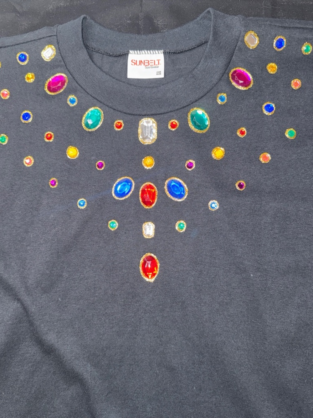 Vintage Sunbelt Oversized Bejweled Tee